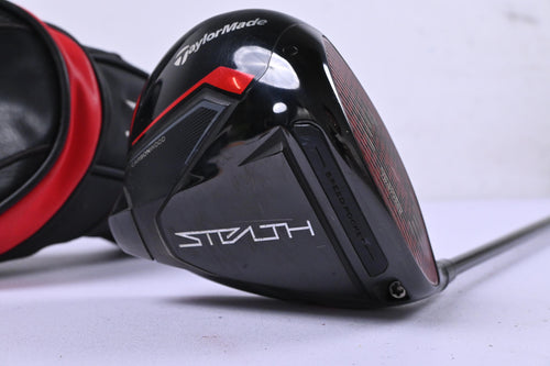 TaylorMade Stealth Driver / 9 Degree / Stiff Flex HZRDUS Smoke Red RDX 60 Shaft