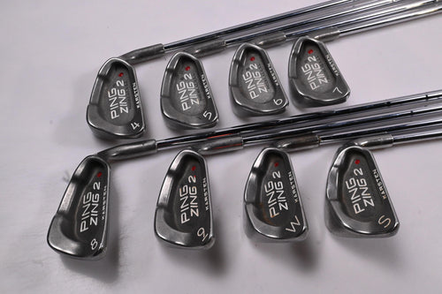 Ping Zing 2 Irons / 4-PW+SW / Red Dot / Stiff Flex Ping JZ Shafts