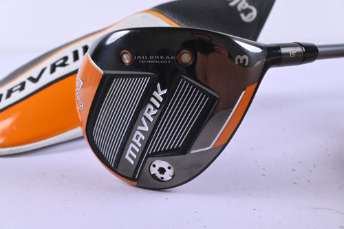 Callaway Mavrik #3 Wood / 15 Degree / Regular Flex HZRDUS T800 65 Shaft