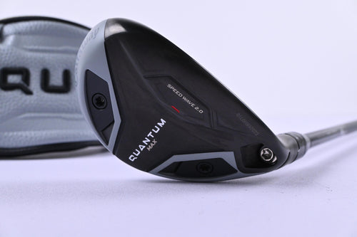 Callaway Quantum Max #5 Hybrid / 24 Degree / Regular Flex Denali Frost Silver 60
