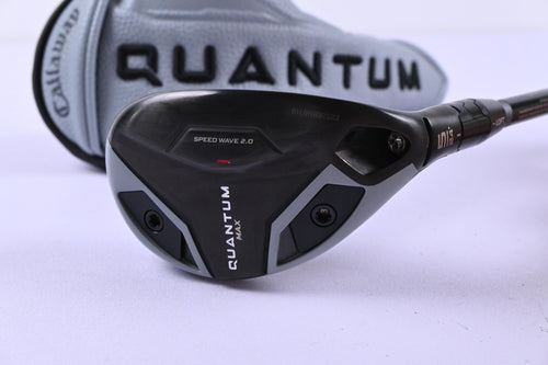 Callaway Quantum Max #5 Hybrid / 24 Degree / Regular Flex Denali Frost Silver 60