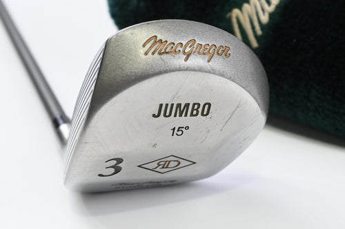 Left Hand MacGregor Jumbo #3 Wood / 15 Degree / Regular Flex MacGregor Shaft