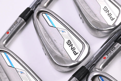 Ping i-Series E1 Irons / 3-PW / Red Dot / Stiff Flex Ping AWT 2.0 Shafts