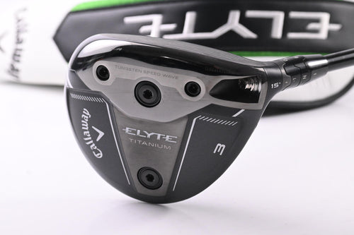 Callaway Elyte Ti #3 Wood / 15 Degree / Stiff Flex Tensei 1K Pro White 70 Shaft