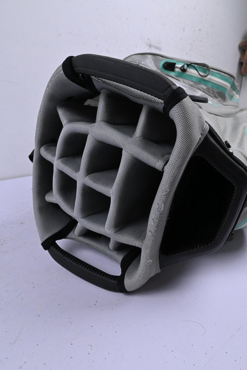 Taylormade Cart Bag / 14 Way-Divider / Grey & Teal