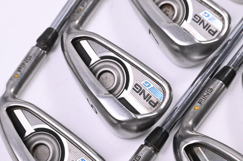 Ping G Series Irons / 5-PW+GW+SW / Gold Dot / Regular Flex Ping CFS Distance