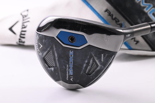Callaway Paradym Ai Smoke Max #5 Wood / 18 Degree / Stiff Flex Denali Black 70