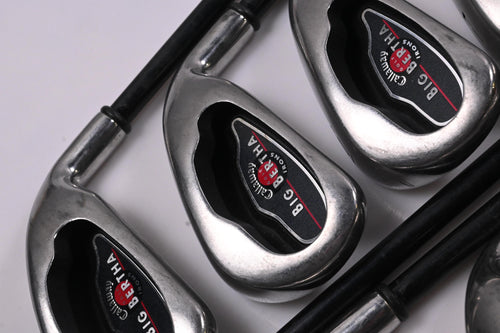 Callaway Big Bertha 2004 Irons / 4-PW+GW+SW / Regular Flex Callaway RCH 75 Shafts