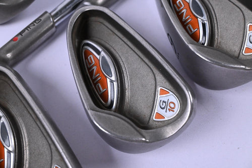 Ping G10 Irons / 4-PW / Red Dot / Regular Flex Steel Shafts