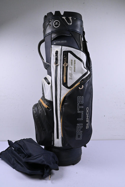 Big Max Silenco Cart Bag / 15 Way-Divider / Black & White