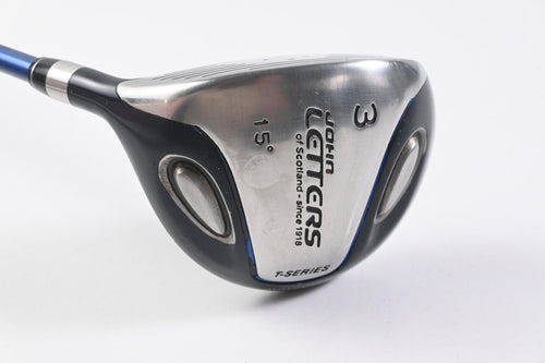 Left Hand John Letters #3 Wood / 15 Degree / Regular Flex Aldila Tour Gold 75