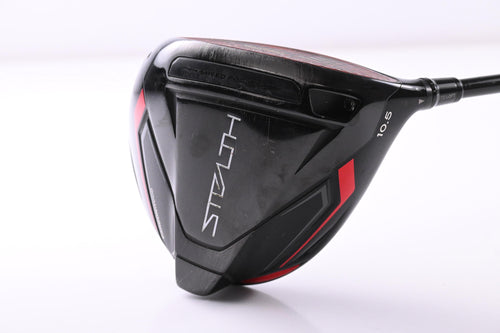 Taylormade Stealth Driver / 10.5 Degree / Stiff Flex HZRDUS Smoke RDX Red 60