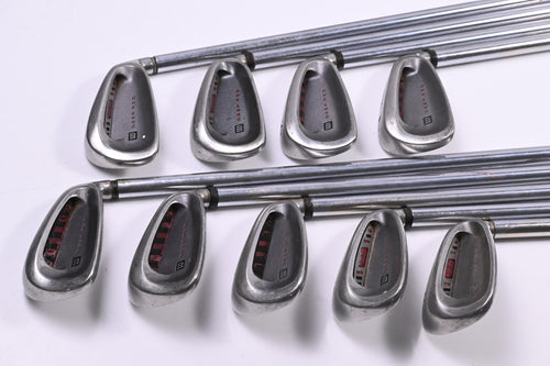 Wilson Deep Red Irons / 4-PW+GW+SW / Stiff Flex Wilson Fluid Steel Shatfs