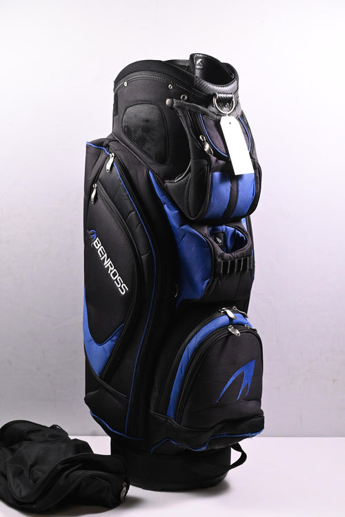 Benross Cart Bag / 14-Way Divider / Black, Blue