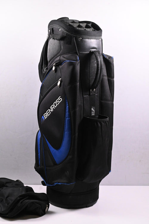 Benross Cart Bag / 14-Way Divider / Black, Blue