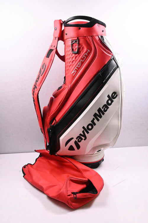 Taylormade Stealth 2 Tour Bag / 6-Way Divider / Red, White