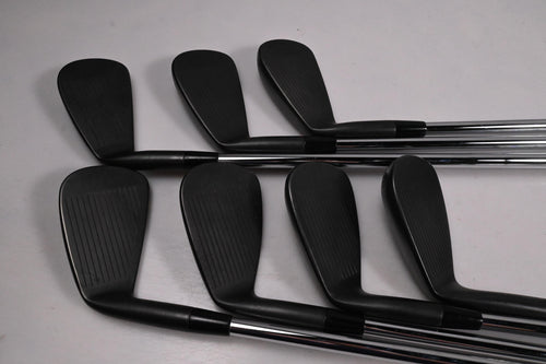 Cobra King Forged Tec 2023 Black Irons / 4-PW / Stiff Flex KBS $-Taper 120