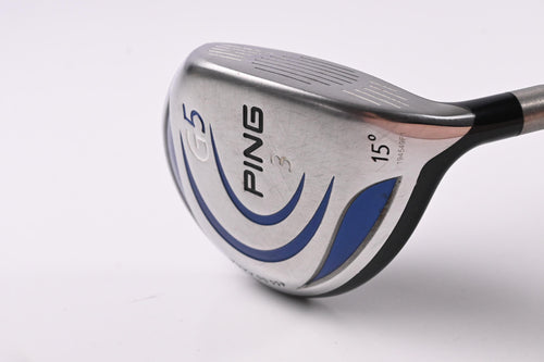 Ping G5 #3 Wood / 15 Degree / Regular Flex Aldila NV Green 75 Shaft