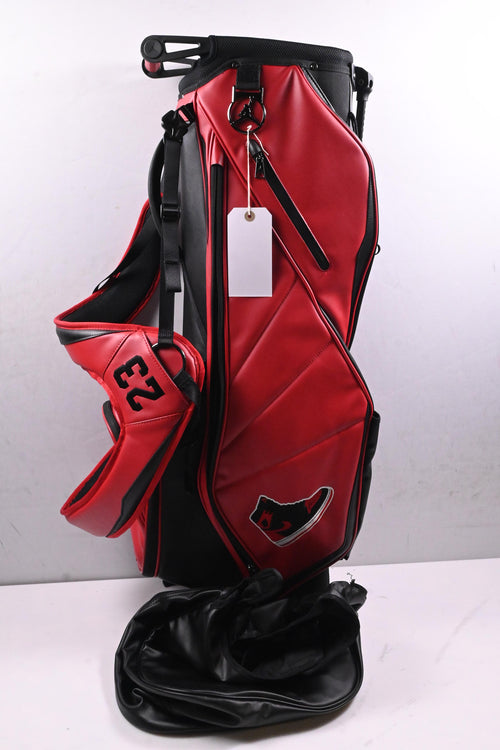 Nike Jordan Fade Away Luxe Stand Bag / 6-Way Divider / Red, Black