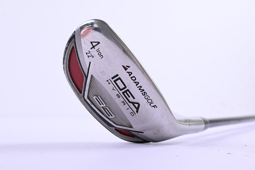 Adams Idea A3 Boxer #4 Hybrid / 22 Degree / Regular Flex Grafalloy ProLaunch Red