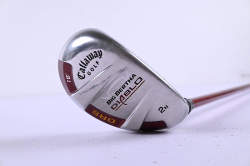 Callaway Big Bertha Diablo #2 Hybrid / 18 Degree / Stiff Flex Callaway 60 Shaft