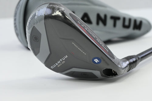 Callaway Quantum Max OS #4 Hybrid / 20 Degree / Regular Flex Denali Frost Silver