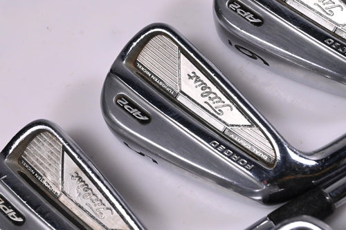 Left Hand Titleist AP2 2008 Irons / 4-PW / Regular Flex Project X Shafts