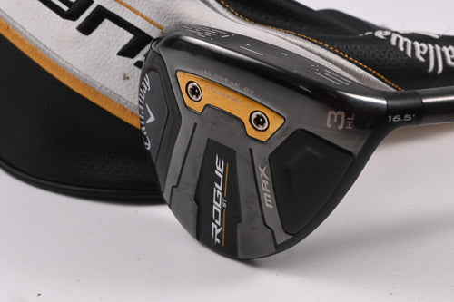 Callaway Rogue ST Max #3 HL Wood / 16.5 Degree / X-Flex Aldila Rogue White 70