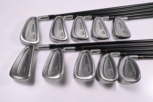 Titleist DCI Oversize+ Gold Irons / 2-PW+SW / Firm Flex Titleist Tri Spec Shafts