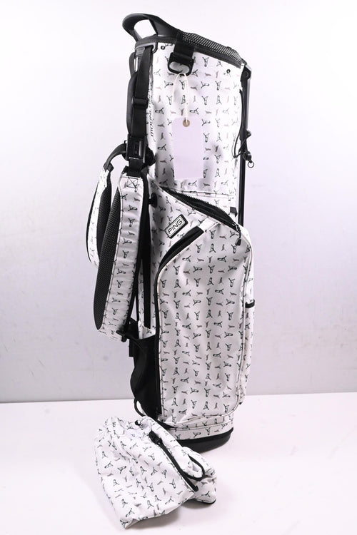 Ping Moonlander Stand Bag / 4-Way Divider / White, Black