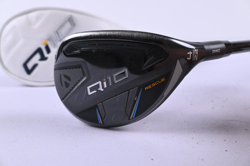 Taylormade Qi10 #4 Hybrid / 22 Degree / Stiff Flex HZRDUS Gen4 Black 80 Shaft