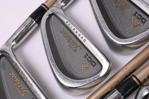 Titleist DCI Oversize+ Gold Irons / 3-PW+SW / Senior Flex Titleist Tri Spec Shafts