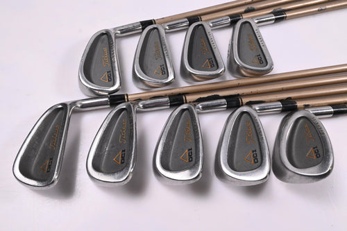 Titleist DCI Oversize+ Gold Irons / 3-PW+SW / Senior Flex Titleist Tri Spec Shafts