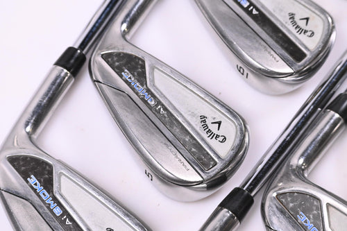 Callaway Paradym Ai Smoke Irons / 4-PW+GW / Stiff Flex Dynamic Gold Mid 115 S300