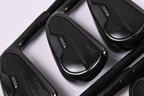 Titleist T200 Ltd Edition Black Irons / 5-PW+48° / Stiff Flex AMT Black S300