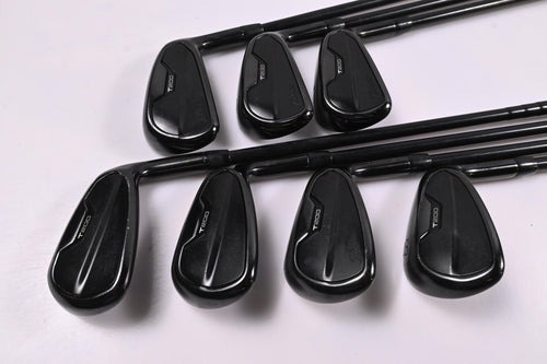 Titleist T200 Ltd Edition Black Irons / 5-PW+48° / Stiff Flex AMT Black S300