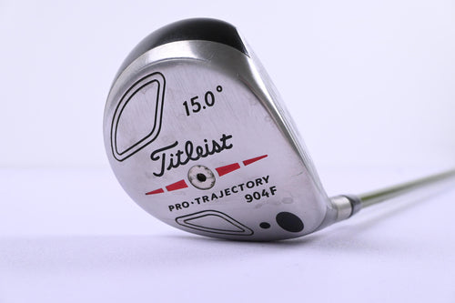 Titleist 904 F #3 Wood / 15 Degree / Stiff Flex Aldila NV 75 Shaft