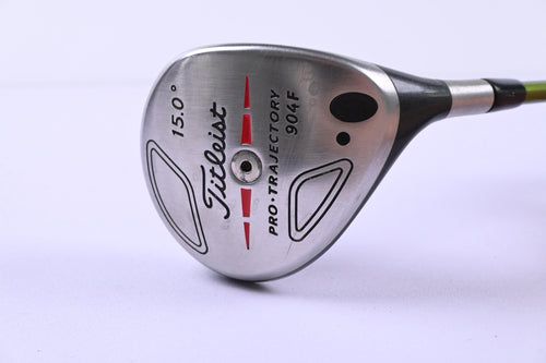 Titleist 904 F #3 Wood / 15 Degree / Stiff Flex Aldila NV 75 Shaft