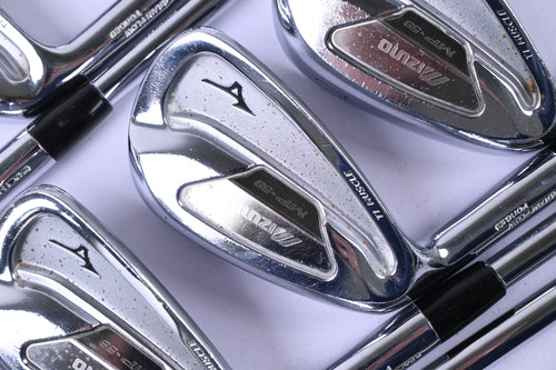 Left Hand Mizuno MP-59 Irons / 4-PW / Regular Flex Dynamic Gold XP R300 Shafts