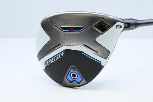 Cobra Aerojet #3 Wood / 15 Degree / Stiff Flex HZRDUS Smoke Yellow 70 Shaft