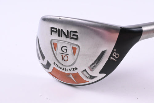 Ping G10 #2 Hybrid / 18 Degree / Regular Flex Graffaloy Prolaunch Red Shaft