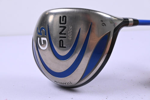 Ping G5 Driver / 9 Degree / Regular Flex Grafalloy ProLaunch Blue 65 Shaft