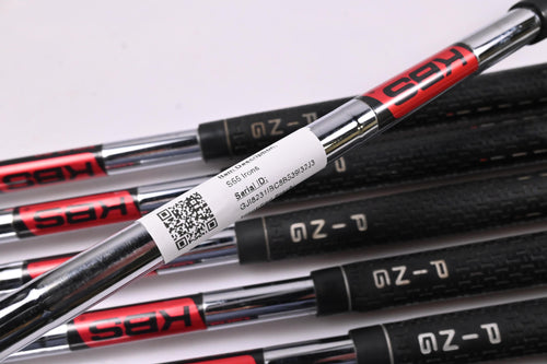 Ping S55 Irons / 4-PW / Black Dot / Stiff Flex KBS Tour 90 Shafts