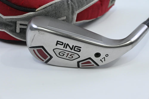 Ping G15 #2 Hybrid / 17 Degree / Stiff Flex Aldila Serano 85 Shaft