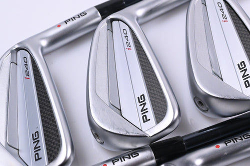 Ping I240 Irons / 5-PW / Red Dot / Stiff Flex UST Recoil Dart 75 Shafts