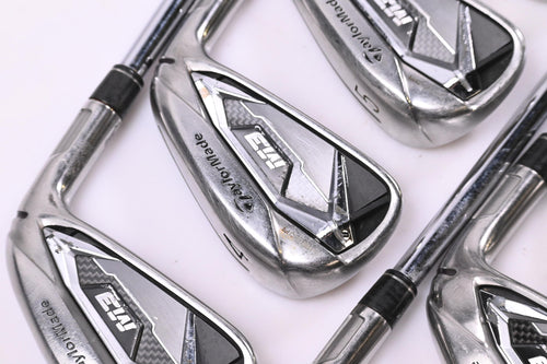 Taylormade M3 Irons / 3-PW+GW+SW / Stiff Flex KBS Tour C-Taper 105 Shafts