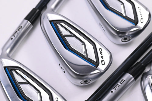 Ping G440 Irons / 5-PW+52° / Black Dot / Regular Flex UST Recoil Dart 75 Shafts