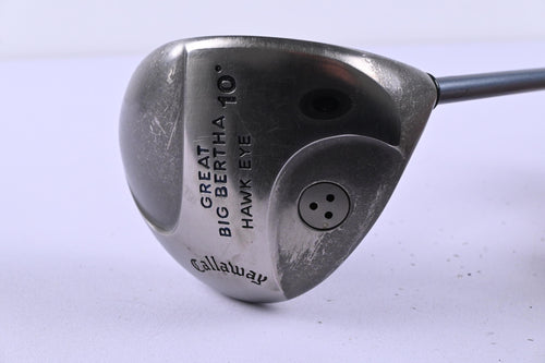 Callaway Great Big Bertha Hawk Eye Driver / 10 Degree / Firm Flex Hawk Eye Shaft