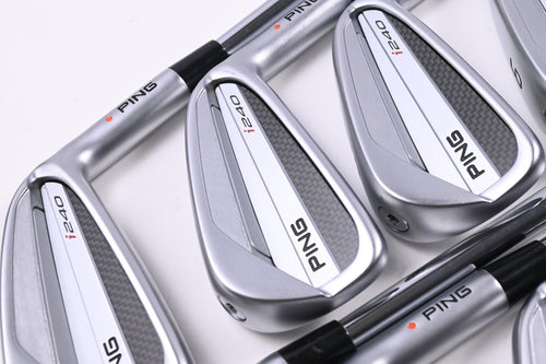 Ping I240 Irons / 3-PW / Orange Dot / Regular Flex KBS Tour 110 Shafts