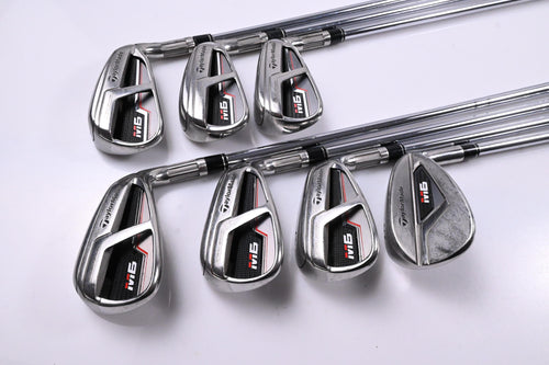 Taylormade M6 Irons / 5-PW+SW / Regular Flex KBS Max 85 Shafts